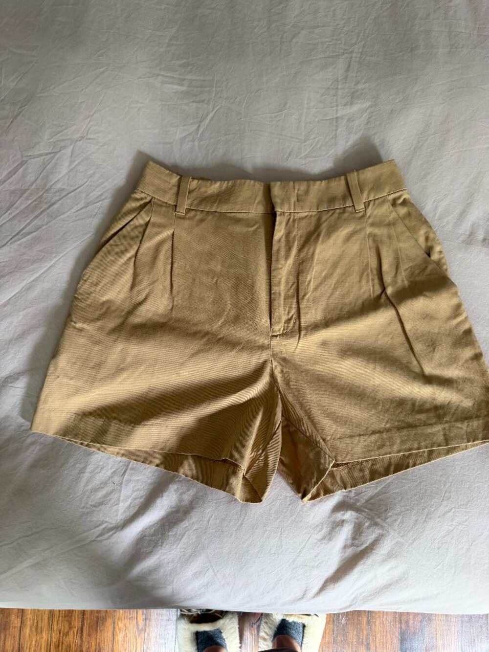 Madewell The Harlow Short in Drapey Twill